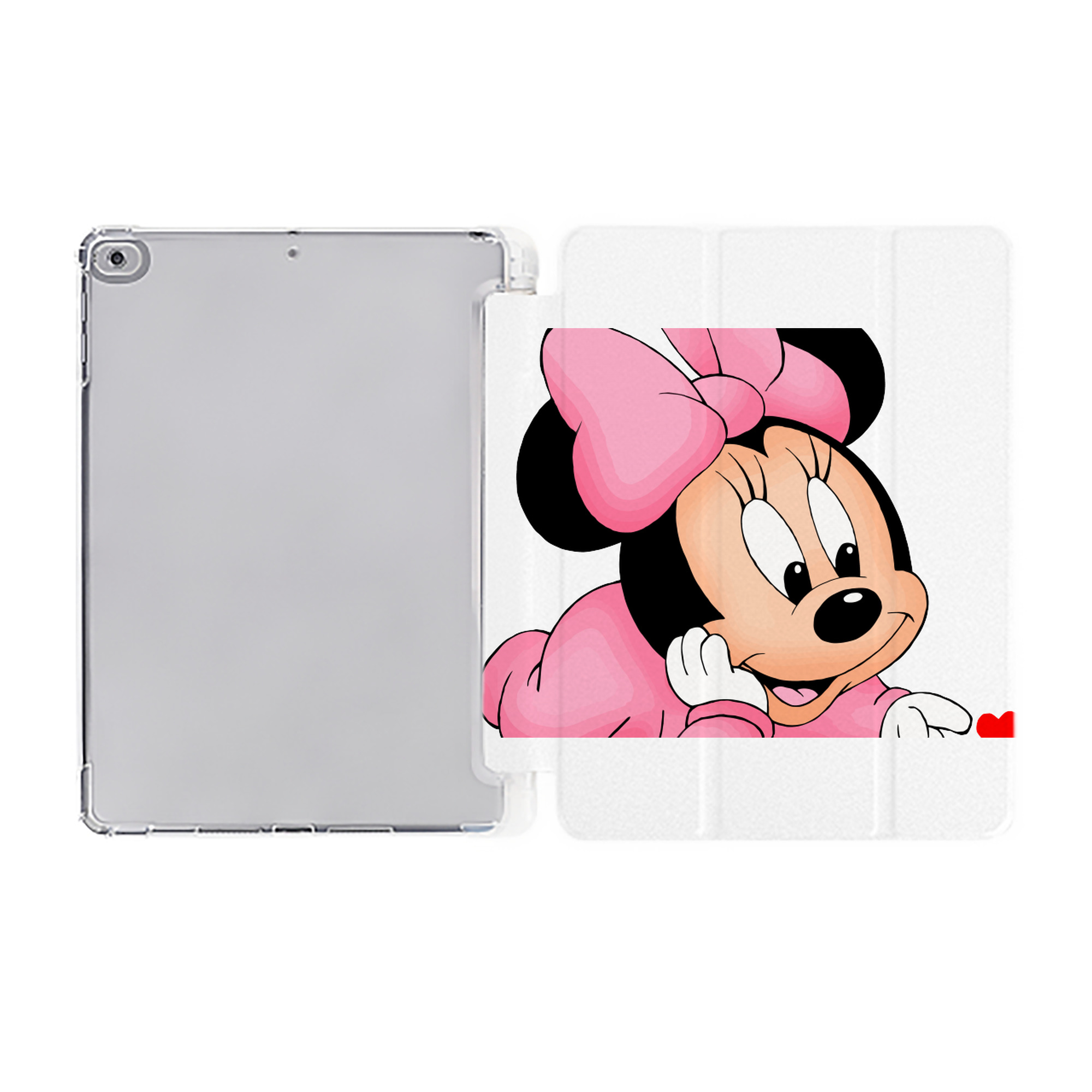 ミッキーマウス Mickey Mouse IPad ケース ペン収納付き 三つ折りスタンド PUレザー×シリコン 対応機種9.5/10.5/10.9インチ